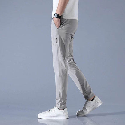 Ice Silk Men's Business Casual Pants - Lightweight, Breathable Summer Style - Buy Center US
