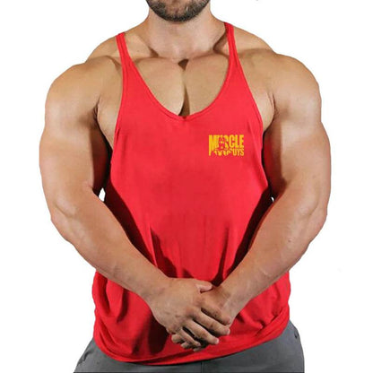 Muscle Guys Cotton Gym Tank Tops - Men's Sleeveless Bodybuilding Undershirt - Buy Center US