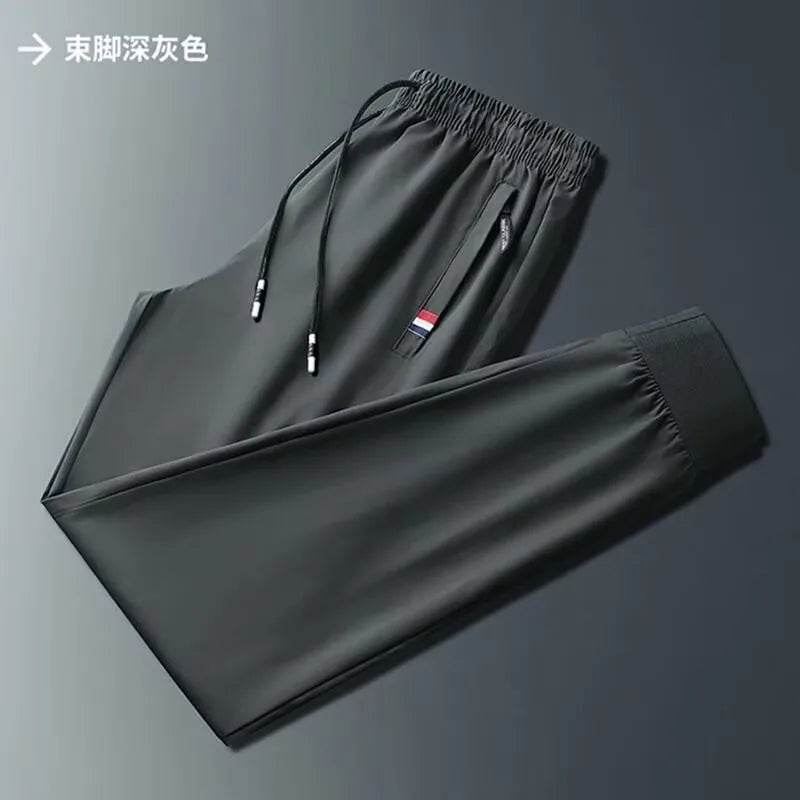 Men's Quick Dry Summer Pants - Loose Fit Breathable Korean Style - Buy Center US