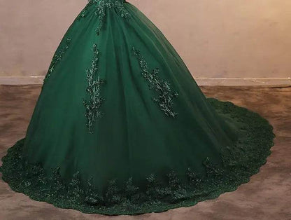 Ashley Gloria Yellow Quinceanera Dress - Elegant Floral Ball Gown - Buy Center US