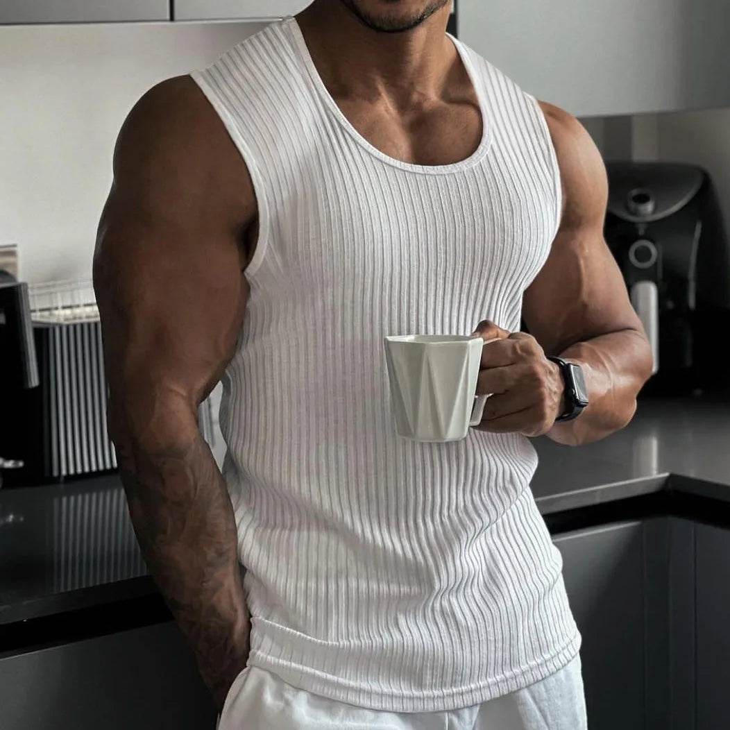 ENUKI Men's Breathable Gym Tank Top - Sleeveless Fitness Vest for Summer - Buy Center US