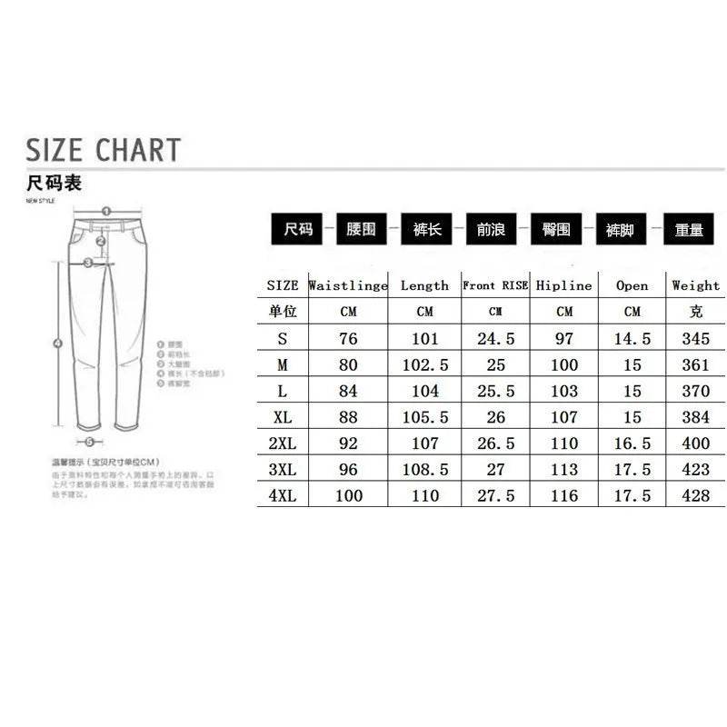 ZHANLINWU Men's Casual Ripped Jeans - Hip Hop Distressed Denim - Buy Center US