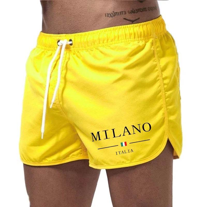 Milan Men's High-Quality Beach Board Shorts - Casual Summer Sports Wear - Buy Center US
