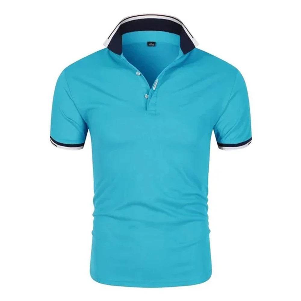 Men's Organic Cotton Polo Shirt - Casual Short Sleeve for Spring Style - Buy Center US