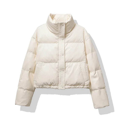 Heliar Women's Vintage Cotton-Padded Jacket - Thickened, Warm Hoodless - Buy Center US