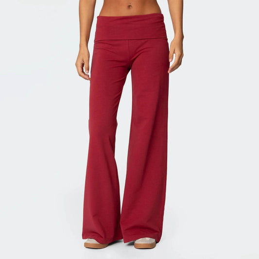 Maemukilabe Casual Wide Leg Sweatpants - Low Rise Flare for Women - Buy Center US
