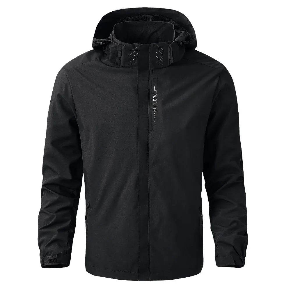 FURCW Men's Waterproof Rain Jacket - Lightweight Hooded Outdoor Coat - Buy Center US