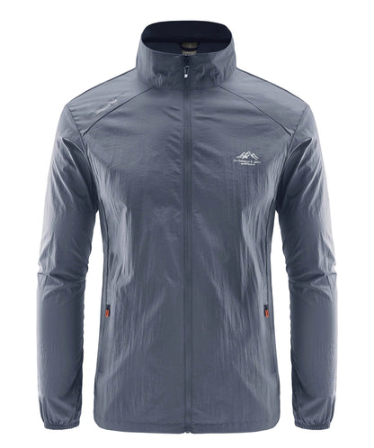 Men's Summer Sun Protection Jacket - Breathable, Water Resistant, Casual - Buy Center US