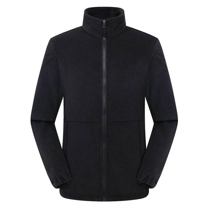 TRVLWEGO Men's Polar Fleece Jacket - Lightweight, Full Zip with Pockets - Buy Center US