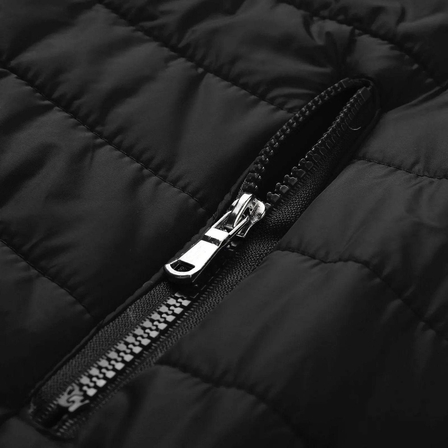Plus Size Winter Jacket for Men - Casual Cotton Padded Warm Puffer Coat - Buy Center US