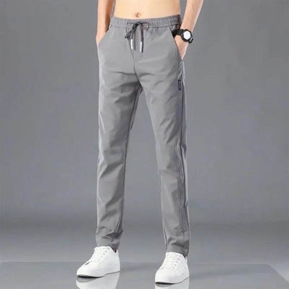 Men's Ice Silk Cargo Pants - Lightweight Summer Sweatpants for Casual Style - Buy Center US