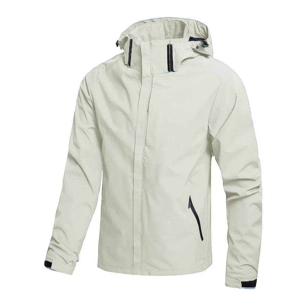 FURCW Men's Waterproof Rain Jacket - Lightweight Hooded Outdoor Coat - Buy Center US