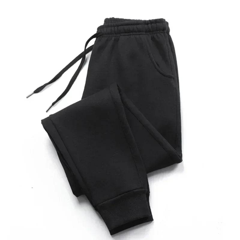 Men’s Casual Fleece Sports Pants - Loose Fit Jogging Trousers for Spring - Buy Center US