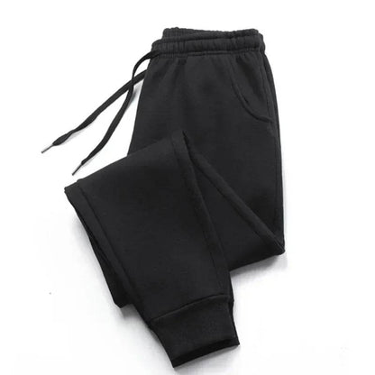 Men’s Casual Fleece Sports Pants - Loose Fit Jogging Trousers for Spring - Buy Center US