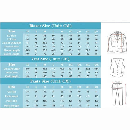 Luxury Pink Men’s Tuxedo Suit 3 Piece - Slim Fit Jacket, Pants & Vest - Buy Center US