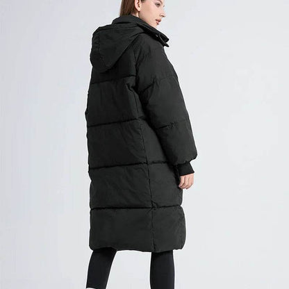 ABRINI Women's Hooded Long Coat - Warm Thicken Casual Parka - Buy Center US