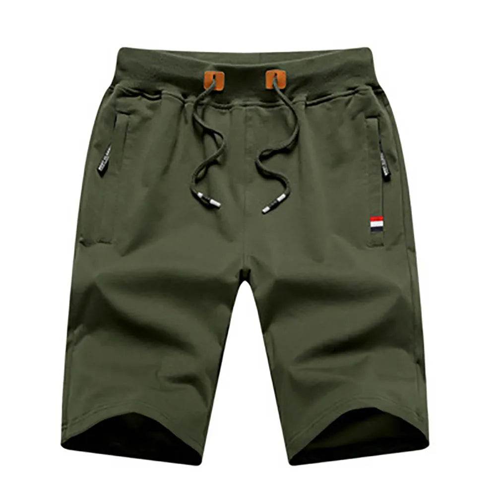 Men's Summer Cotton Shorts - Casual Loose Jogger Beach Pants - Buy Center US