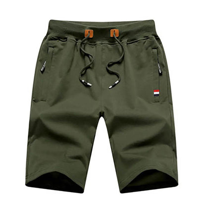 Men's Summer Cotton Shorts - Casual Loose Jogger Beach Pants - Buy Center US
