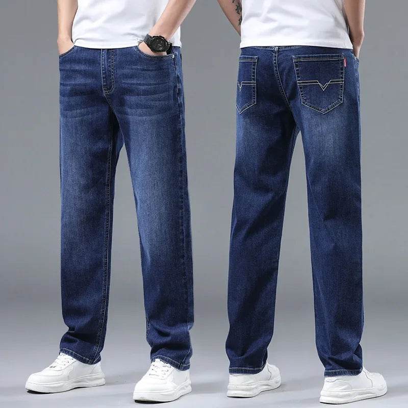 2024 Men's Trendy Vintage Casual Trousers - Loose Fit Straight Leg Jeans - Buy Center US