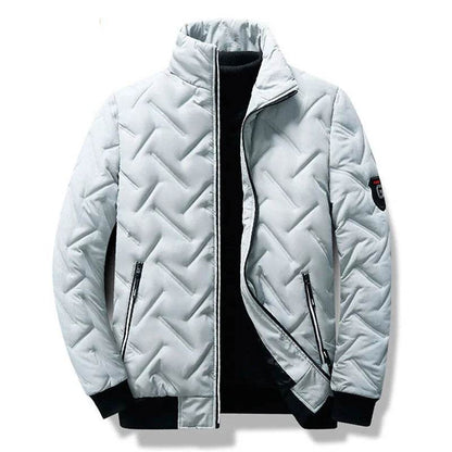 Men's Casual Lightweight Parka Jacket - Warm, Zipper Closure for Fall - Buy Center US