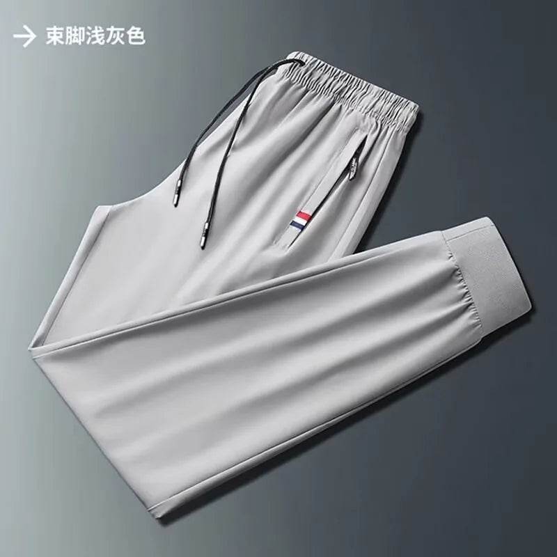 Men's Quick Dry Summer Pants - Loose Fit Breathable Korean Style - Buy Center US