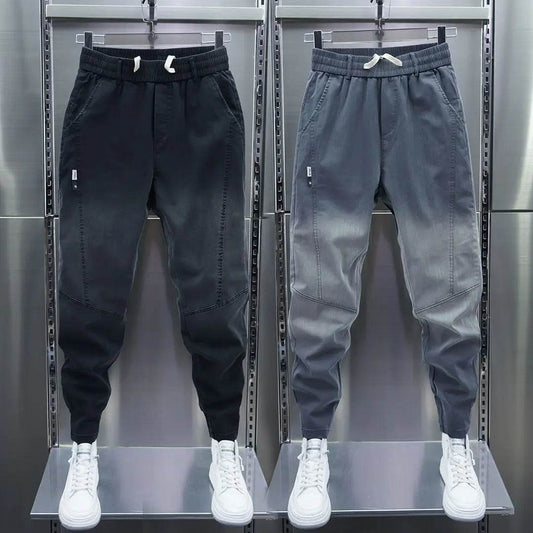 Luxury Men's Loose Fit Denim Jeans - Casual Streetwear for Spring - Buy Center US