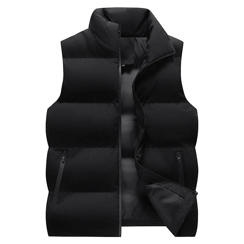 Men’s Winter Vest – Windproof Sleeveless Jacket with Thick Padding - Buy Center US