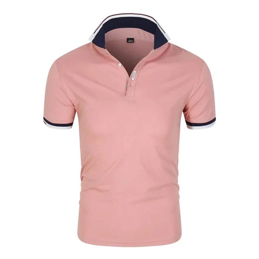 Men's Organic Cotton Polo Shirt - Casual Short Sleeve for Spring Style - Buy Center US