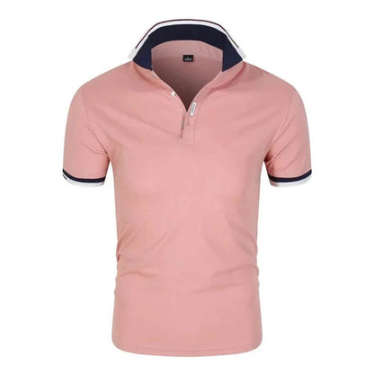 Men's Organic Cotton Polo Shirt - Casual Short Sleeve for Spring Style - Buy Center US