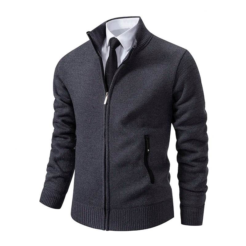 ENWEIGE Men's Knitted Cardigan Jacket - Vintage Fleece Winter Coat - Buy Center US