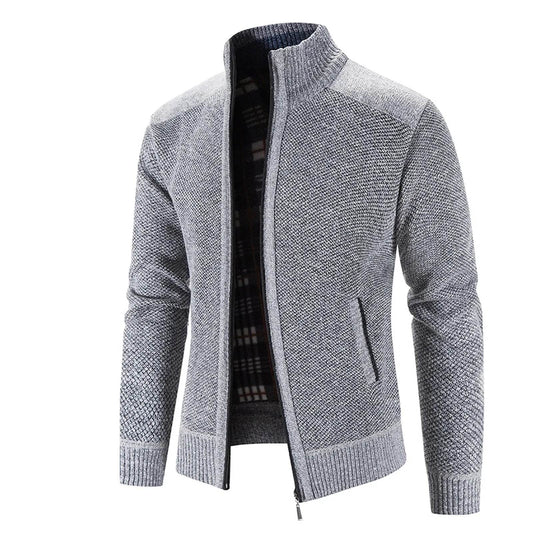 2024 Men’s Faux Fur Wool Jacket - Thick Long-Sleeved Casual Coat - Buy Center US