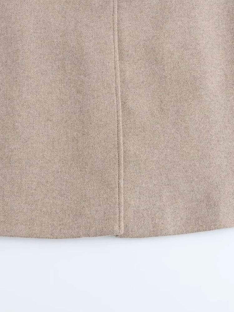 Women's Faux Fur Collar Coat - Autumn Winter Fashion by RainbowDay - Buy Center US