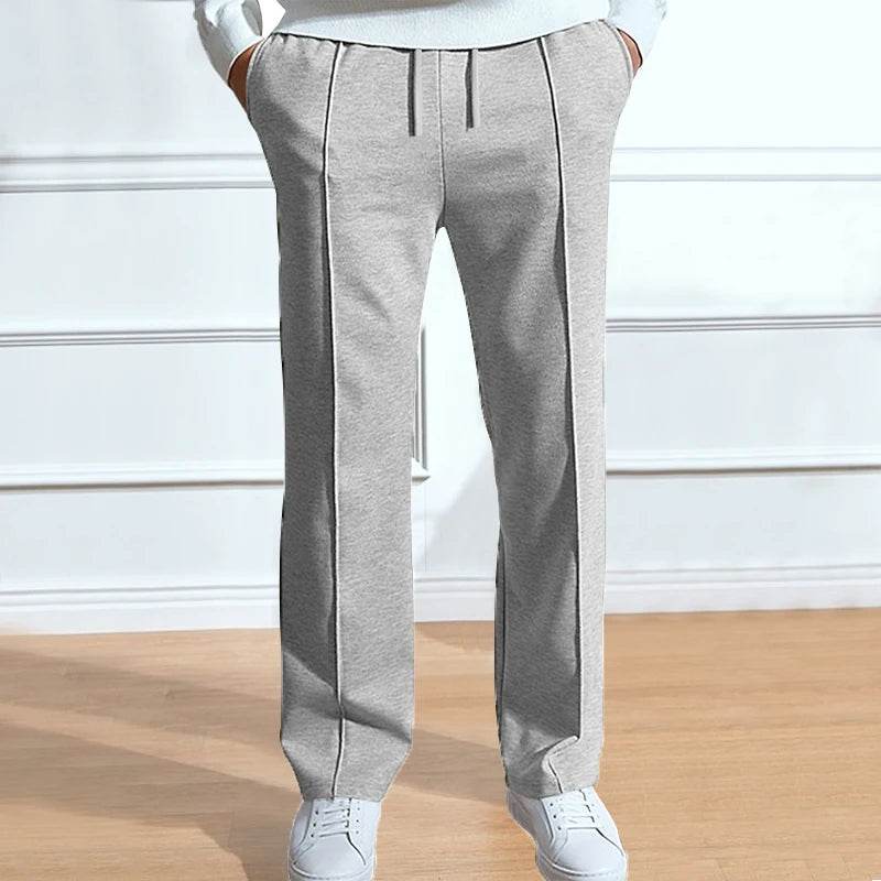 2024 Men's Casual Solid Color Pants - Lightweight Loose Fit Style - Buy Center US