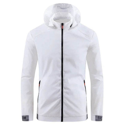 Men's Hiking Skin Jacket - Waterproof Outdoor Coat for Rain & Sun Protection - Buy Center US