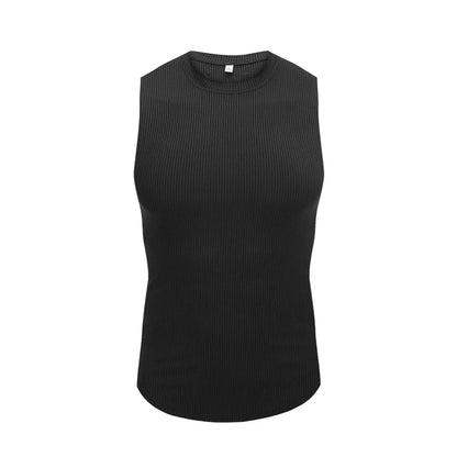 RUASPV Men's Fitness Tank Top - Striped Sleeveless Gym Vest for Summer - Buy Center US