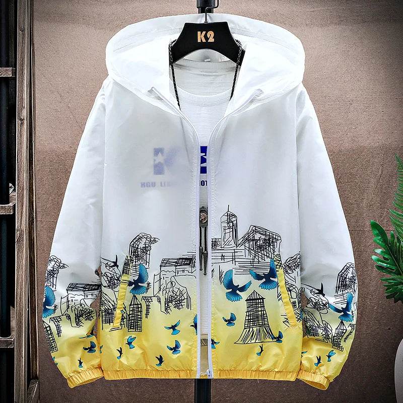 Lightweight Outdoor Hoodie Jacket - Men’s Quick Dry Fishing & Hiking Wear - Buy Center US