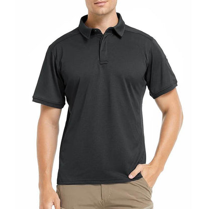 ReFire Gear Men's Short Sleeve Polo Shirt - Lightweight Tactical Outdoor Wear - Buy Center US