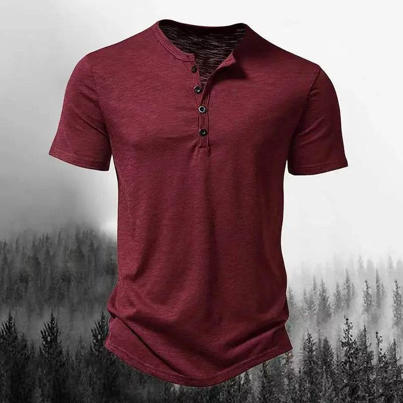2024 Summer Men's Casual Polo T-Shirt - Short-Sleeve, Quick Dry Cotton - Buy Center US