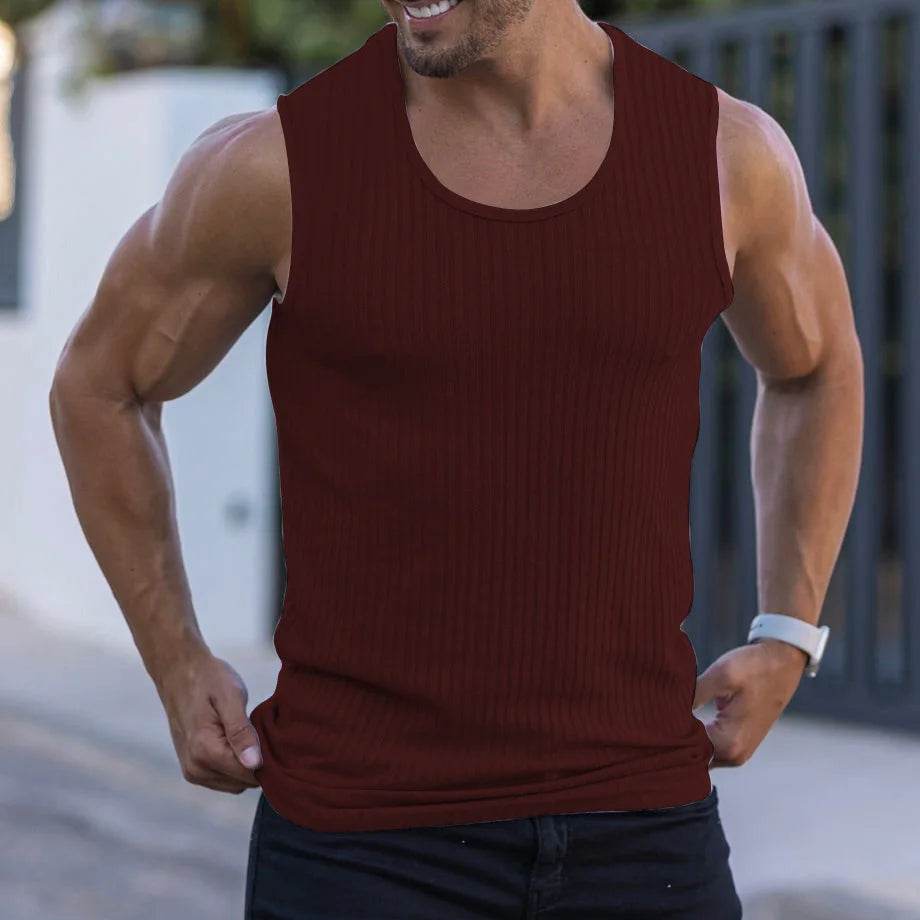 ENUKI Men's Breathable Gym Tank Top - Sleeveless Fitness Vest for Summer - Buy Center US