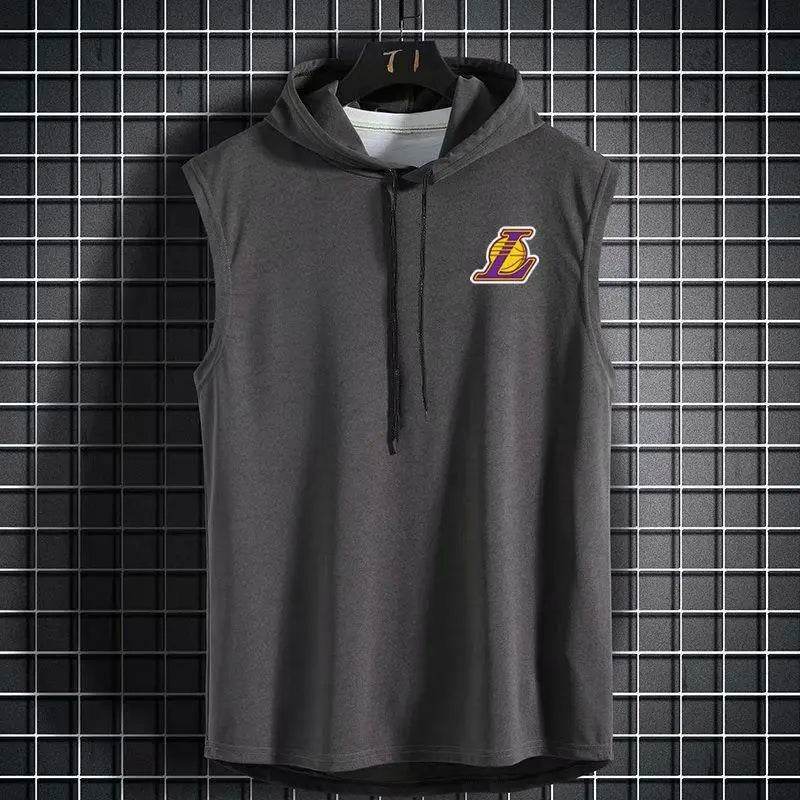 Summer Breathable Hooded Basketball Vest - Quick-Drying Casual Tank Top - Buy Center US