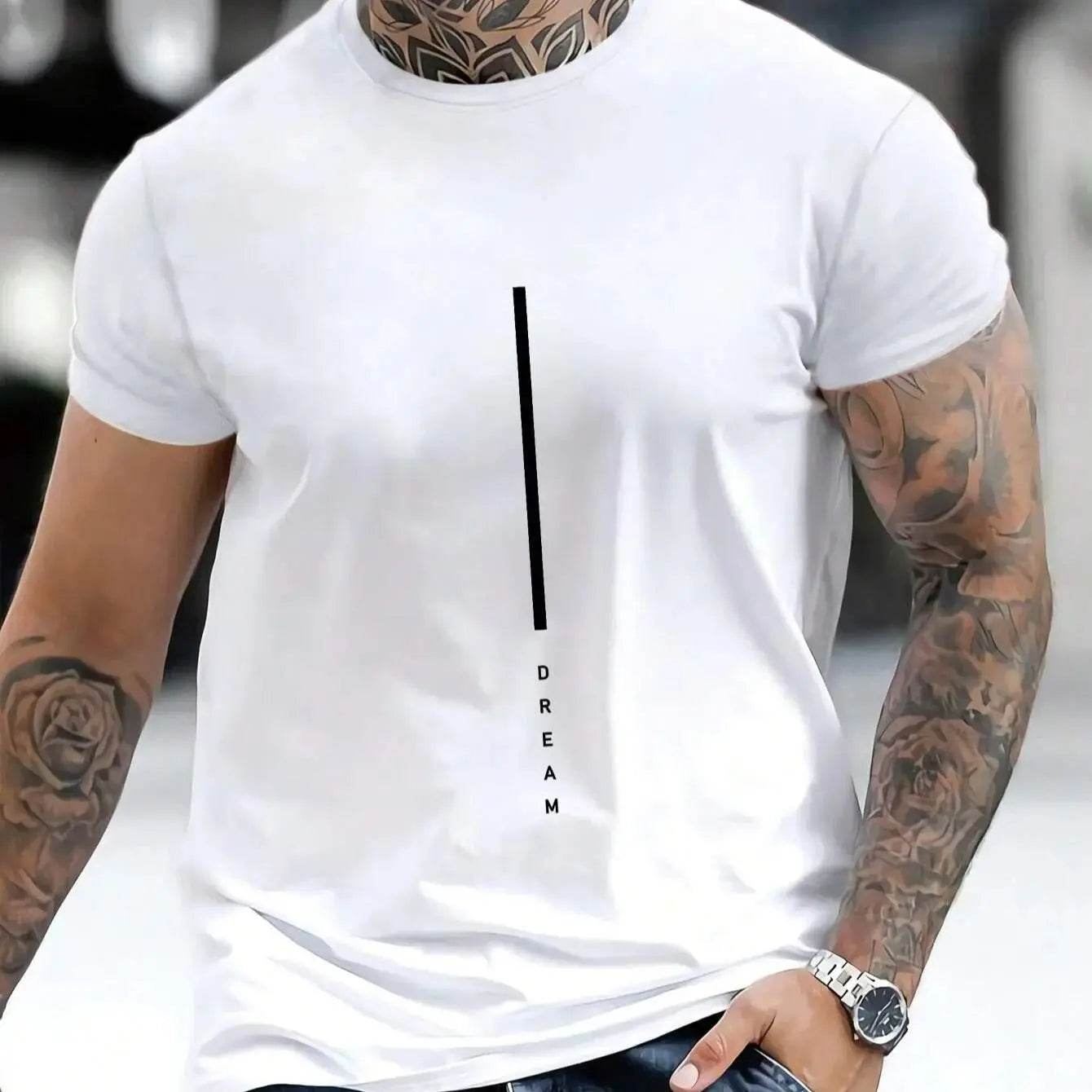 GUILAN Men's 100% Cotton Slim Fit T-Shirt - Breathable Round Neck Style - Buy Center US