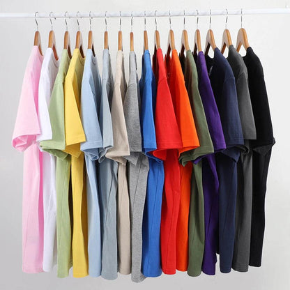 BOLF Men's Summer T-Shirt - Vintage Print Oversized Cotton Tee - Buy Center US