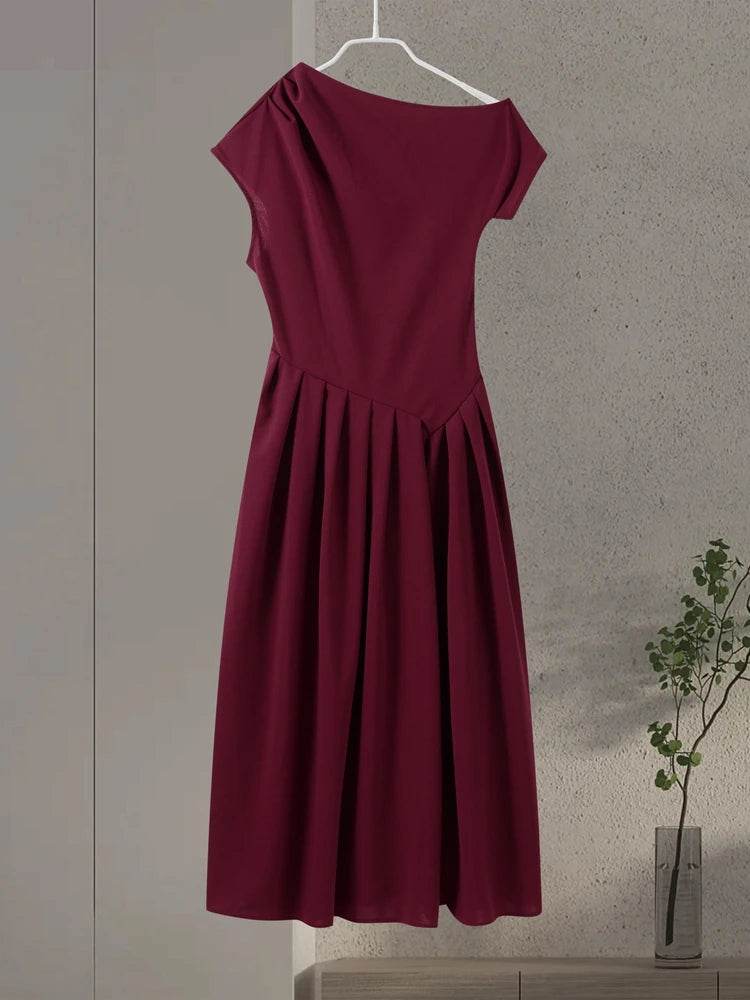 Elegant Long Dress for Women - Sleeveless A-Line Spring Fashion - Buy Center US