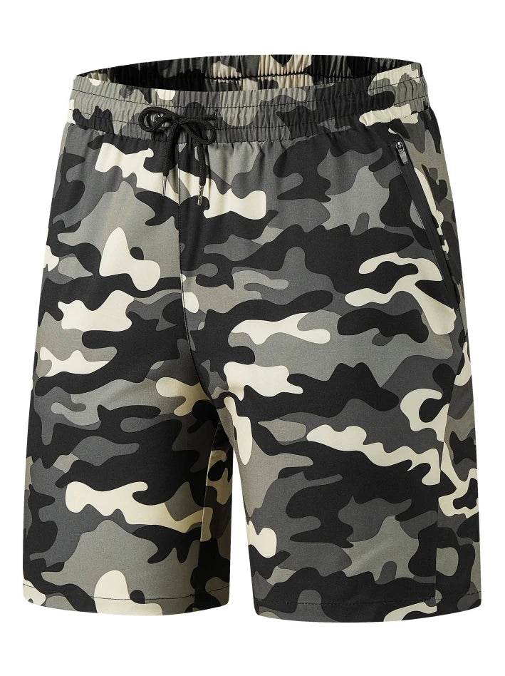 Men's Quick Drying Sports Shorts - Breathable Drawstring Waist for Summer - Buy Center US