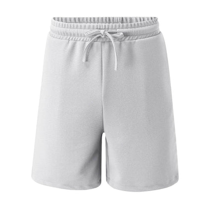 Lightweight Linen Cotton Shorts for Men - Elastic Waist, Solid Color Casual Wear - Buy Center US