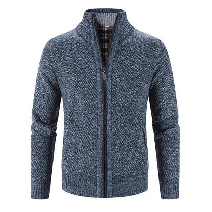 2024 Men’s Faux Fur Wool Jacket - Thick Long-Sleeved Casual Coat - Buy Center US