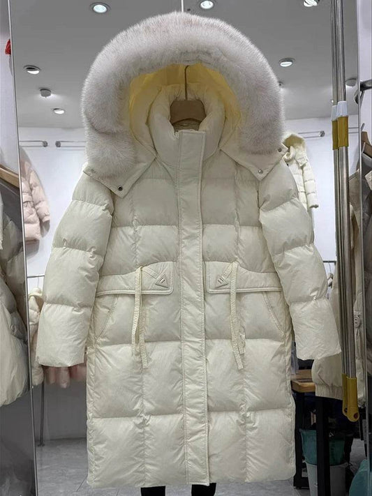 LAJWMPLXLSCN Women's Hooded Down Jacket - Thick & Knee Length - Buy Center US