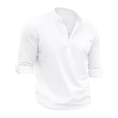 King Billion Men's Casual Shirt - Soft Cotton Linen, Long Sleeve Blouse - Buy Center US