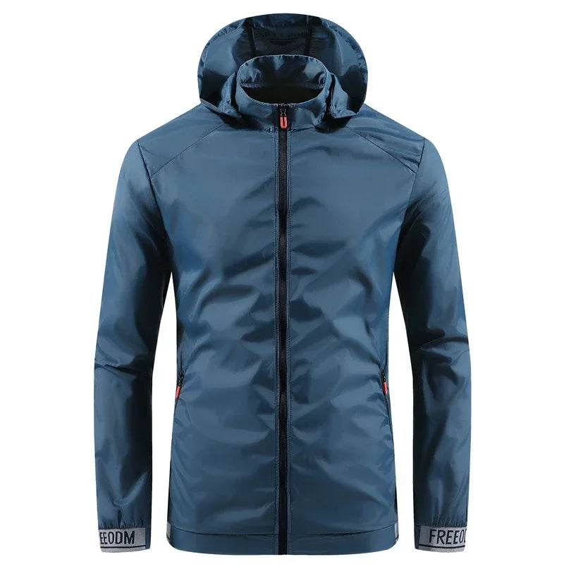 Men's Hiking Skin Jacket - Waterproof Outdoor Coat for Rain & Sun Protection - Buy Center US