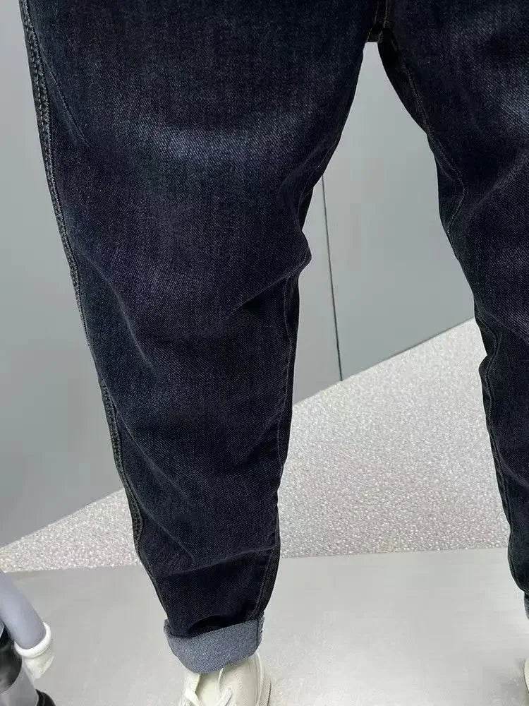 Luxury Harem Casual Jeans for Men - Spring Autumn Streetwear - Buy Center US